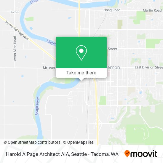 Harold A Page Architect AIA map