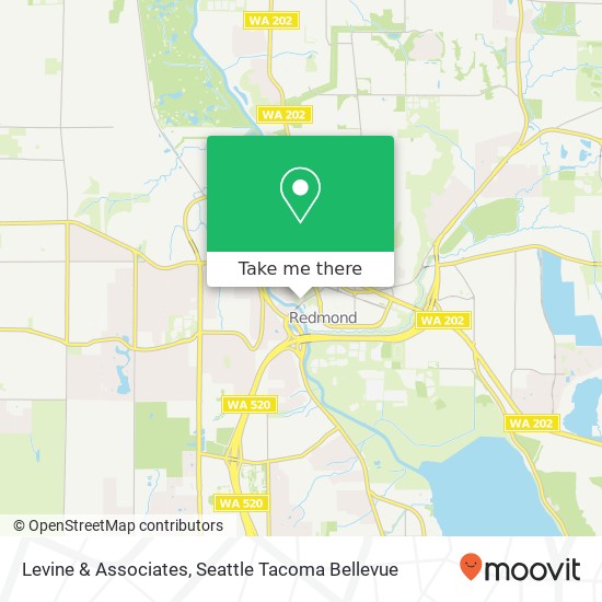 Mapa de Levine & Associates