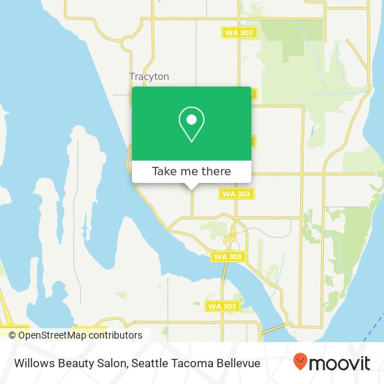 Mapa de Willows Beauty Salon