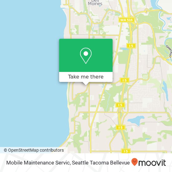 Mapa de Mobile Maintenance Servic