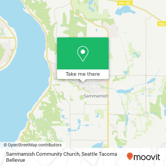 Sammamish Community Church map