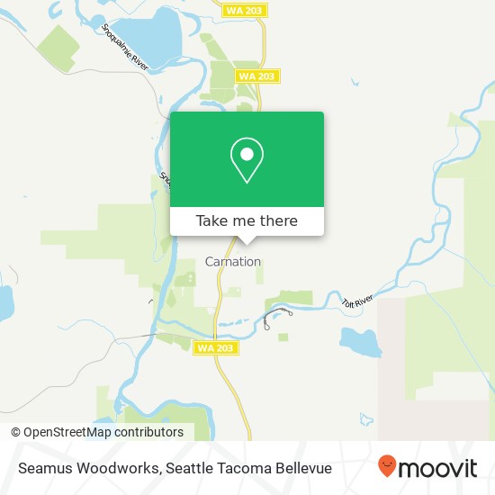 Mapa de Seamus Woodworks