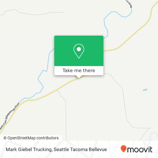 Mapa de Mark Giebel Trucking