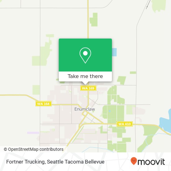 Fortner Trucking map