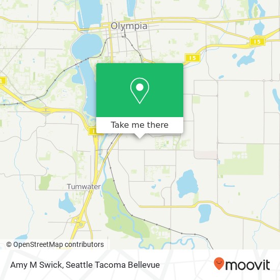 Amy M Swick map