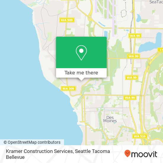 Mapa de Kramer Construction Services