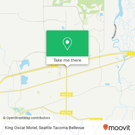 King Oscar Motel map