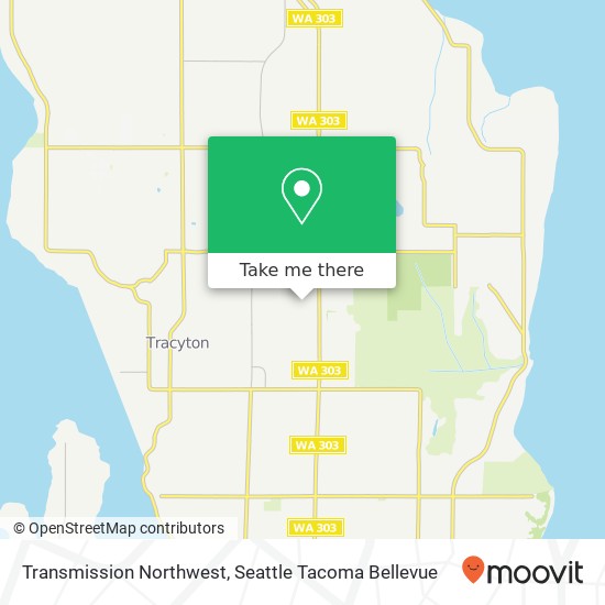 Mapa de Transmission Northwest