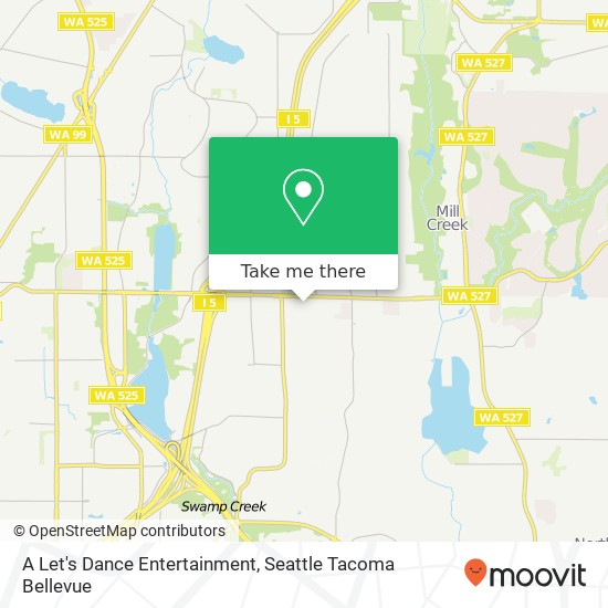 Mapa de A Let's Dance Entertainment