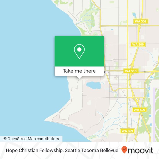 Mapa de Hope Christian Fellowship
