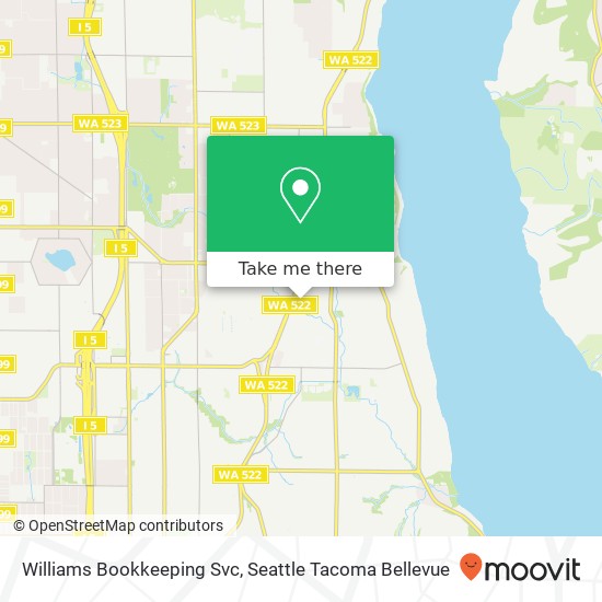 Williams Bookkeeping Svc map
