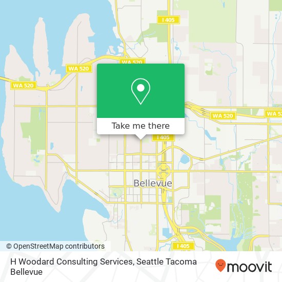 H Woodard Consulting Services map