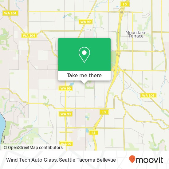 Mapa de Wind Tech Auto Glass