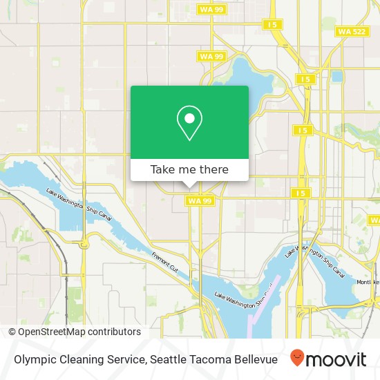 Olympic Cleaning Service map