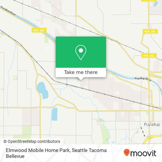 Mapa de Elmwood Mobile Home Park