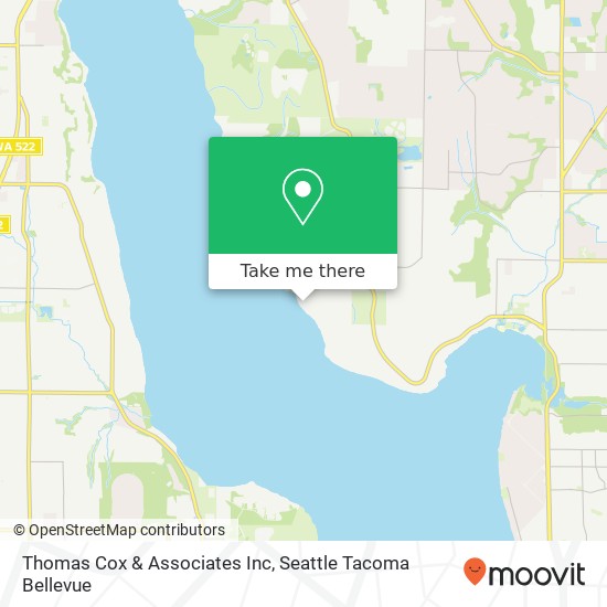Mapa de Thomas Cox & Associates Inc