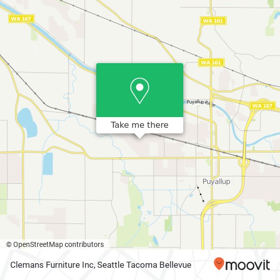 Clemans Furniture Inc map