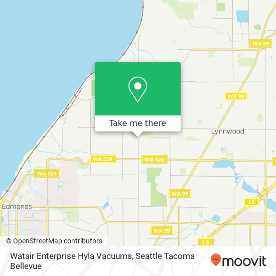 Watair Enterprise Hyla Vacuums map