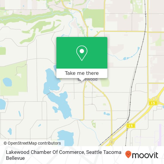 Lakewood Chamber Of Commerce map