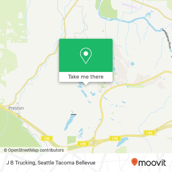 Mapa de J B Trucking
