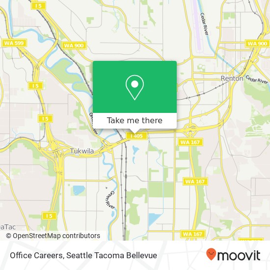 Office Careers map