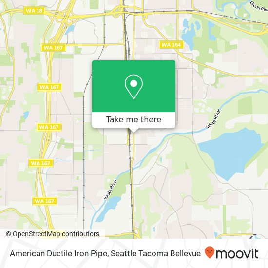 American Ductile Iron Pipe map