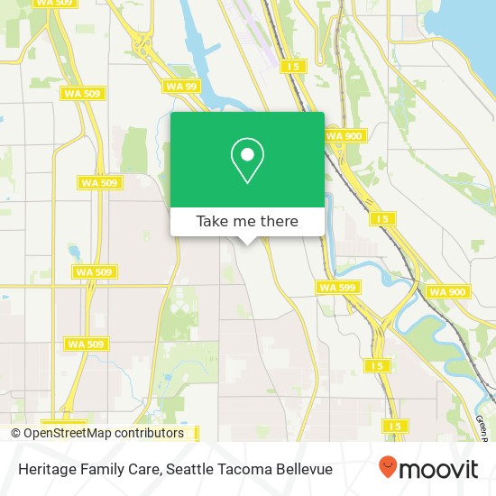 Heritage Family Care map