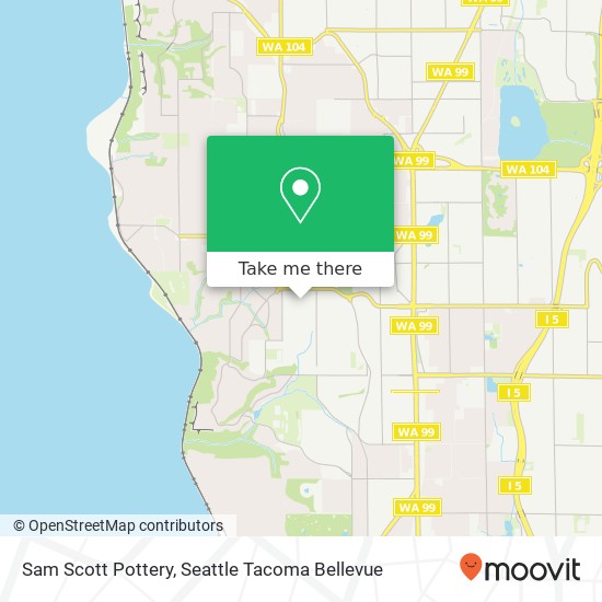 Mapa de Sam Scott Pottery