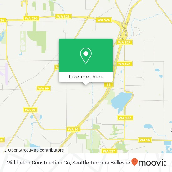 Middleton Construction Co map