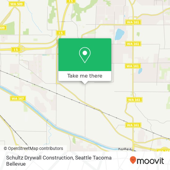 Schultz Drywall Construction map