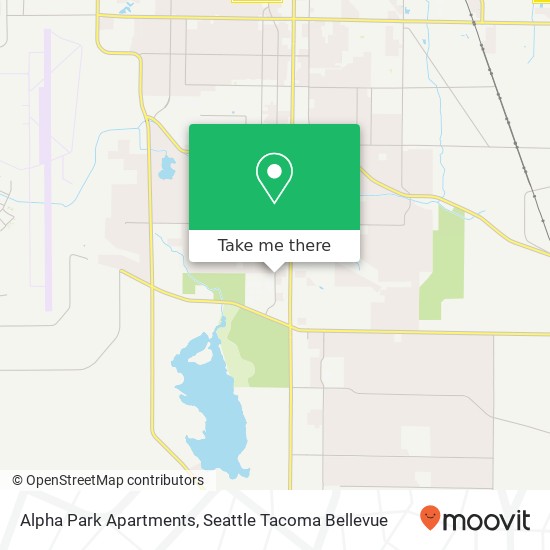 Mapa de Alpha Park Apartments