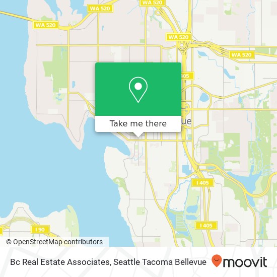 Bc Real Estate Associates map