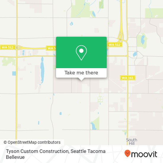 Mapa de Tyson Custom Construction