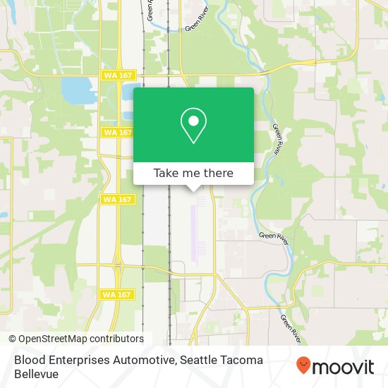 Mapa de Blood Enterprises Automotive