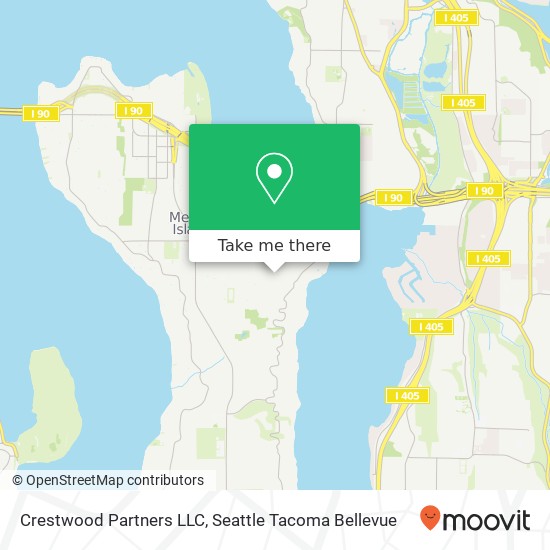 Mapa de Crestwood Partners LLC
