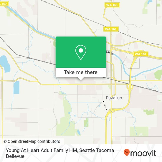 Mapa de Young At Heart Adult Family HM