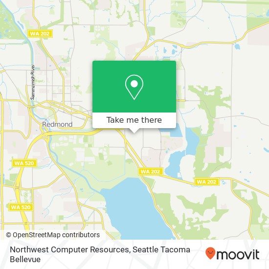 Northwest Computer Resources map