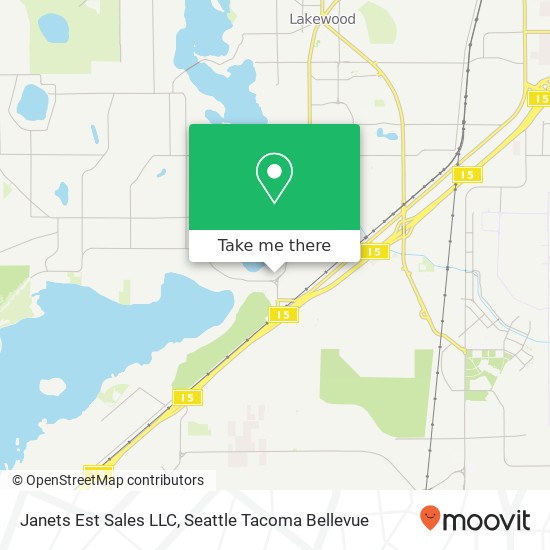 Mapa de Janets Est Sales LLC