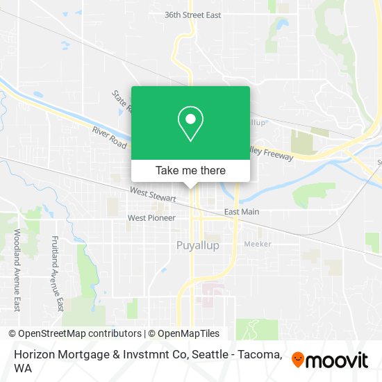 Horizon Mortgage & Invstmnt Co map