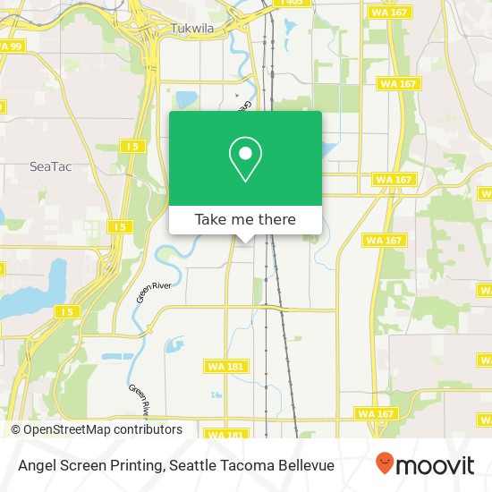 Angel Screen Printing map