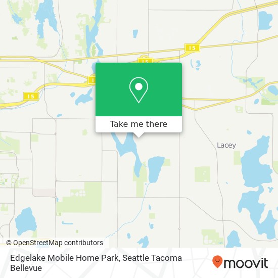 Edgelake Mobile Home Park map