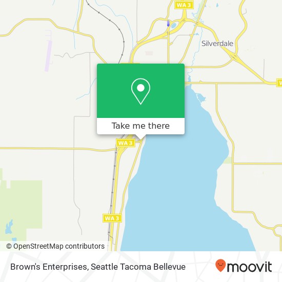 Brown's Enterprises map