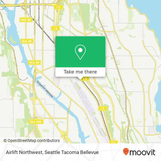 Airlift Northwest map