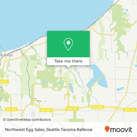 Mapa de Northwest Egg Sales