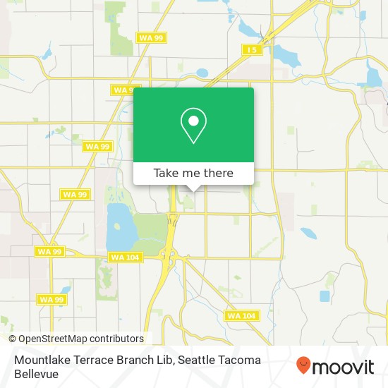 Mountlake Terrace Branch Lib map