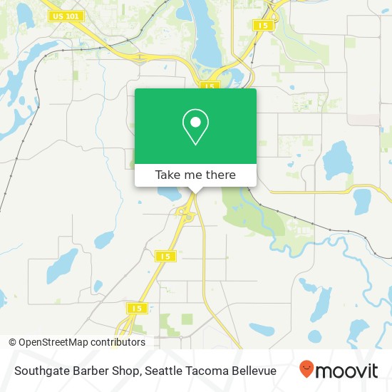 Mapa de Southgate Barber Shop