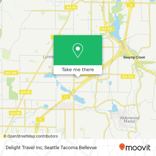 Delight Travel Inc map