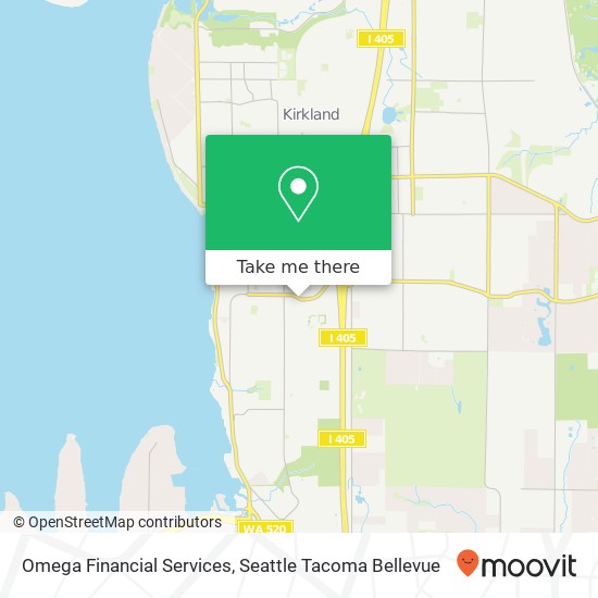 Omega Financial Services map