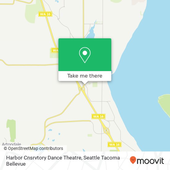 Mapa de Harbor Cnsrvtory Dance Theatre
