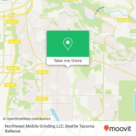 Mapa de Northwest Mobile Grinding LLC
